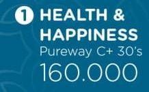 Promo Harga Health & Happiness Pureway C+ 30 pcs - Watsons
