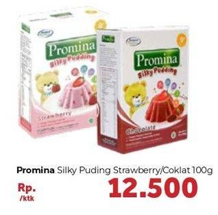 Promo Harga PROMINA Silky Puding Coklat, Strawberry 100 gr - Carrefour