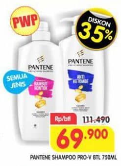 Promo Harga Pantene Shampoo All Variants 750 ml - Superindo