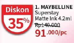 Promo Harga Maybelline Super Stay Matte Ink 5 ml - Guardian