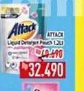 Promo Harga Attack Detergent Liquid 1200 ml - Hypermart