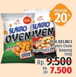 Promo Harga DUA KELINCI Kacang Sukro Jagung Bakar, Bawang 100 gr - LotteMart