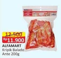 Promo Harga ALFAMART Kripik Balado Ante 200 gr - Alfamart