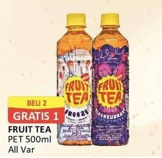 Promo Harga SOSRO Fruit Tea Blackcurrant, Freeze 500 ml - Alfamart