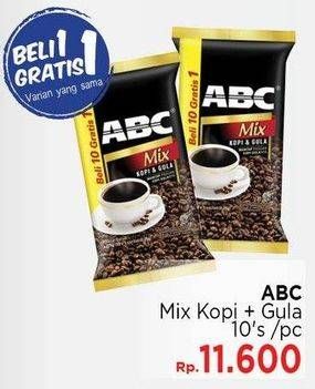 Promo Harga ABC Kopi per 2 pouch 10 sachet - LotteMart