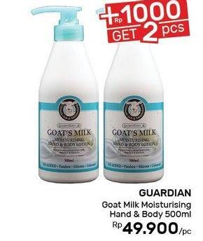 Promo Harga GUARDIAN Goat Milk Moisturising 500 ml - Guardian