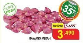 Promo Harga Bawang Merah per 100 gr - Superindo