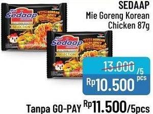 Promo Harga SEDAAP Korean Spicy Chicken per 5 pcs 87 gr - Alfamidi