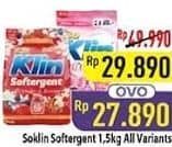 Promo Harga So Klin Softergent All Variants 1800 gr - Hypermart