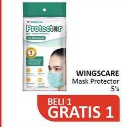 Promo Harga WINGS CARE Protector Daily Masker Kesehatan 5 pcs - Alfamidi