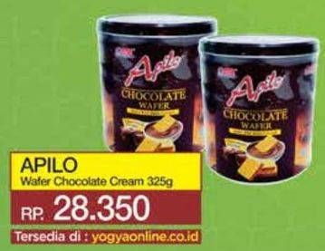 Promo Harga Asia Apilo Chocolate Wafer 325 gr - Yogya