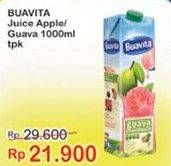 Promo Harga BUAVITA Fresh Juice Apple, Guava 1000 ml - Indomaret