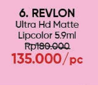 Promo Harga REVLON Ultra HD Matte Lip Color  - Guardian