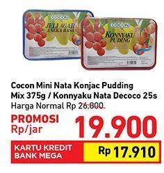 Promo Harga COCON Mixed Mini Pudding 25 pcs - Carrefour