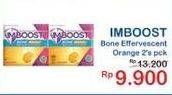 Promo Harga Imboost Bone Effervescent Orange 2 pcs - Indomaret