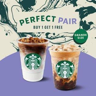 Promo Harga Perfect Pair Buy 1 Get 1 Free  - Starbucks