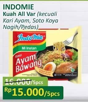 Promo Harga Indomie Mi Kuah All Variants 65 gr - Alfamart