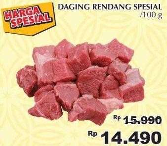 Promo Harga Daging Rendang Sapi Spesial per 100 gr - Giant