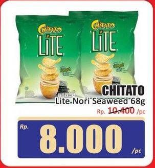 Promo Harga Chitato Lite Snack Potato Chips Seaweed 68 gr - Hari Hari