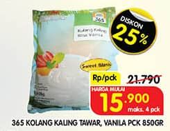 Promo Harga 365 Kolang-Kaling Tawar, Vanila 850 gr - Superindo