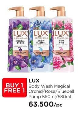 Promo Harga LUX Botanicals Body Wash Magical Orchid, Soft Rose, Blue Bell 560 ml - Watsons
