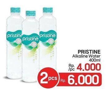 Promo Harga Pristine 8 Air Mineral 400 ml - LotteMart