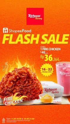 Promo Richeese Factory Combo 1 Fire Chicken