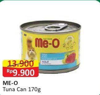 Promo Harga ME-O Cat Food Tuna In Jelly 170 gr - Alfamart