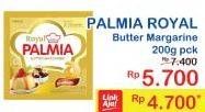 Promo Harga PALMIA Royal Butter Margarine 200 gr - Indomaret