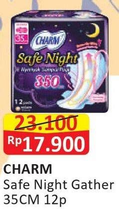 Promo Harga Charm Safe Night Gathers 35cm 12 pcs - Alfamart