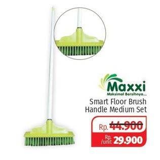 Promo Harga MAXXI Smart Floor Brush Handle Medium  - Lotte Grosir