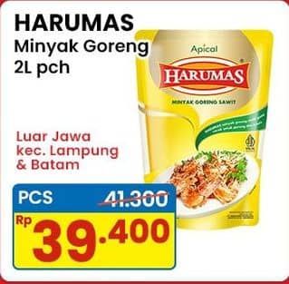 Promo Harga Harumas Minyak Goreng 2000 ml - Indomaret