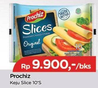 Promo Harga PROCHIZ Slices Original 170 gr - TIP TOP