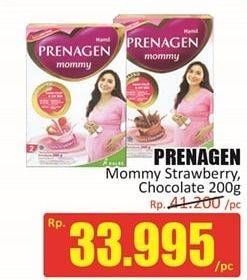 Promo Harga PRENAGEN Mommy Lovely Strawberry, Velvety Chocolate 200 gr - Hari Hari