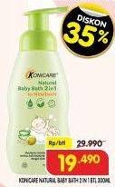 Promo Harga KONICARE Natural Baby Bath 2 in 1 300 ml - Superindo