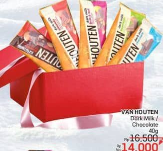 Promo Harga Van Houten Chocolate 40 gr - LotteMart
