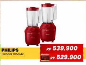 Promo Harga Philips HR 2042 Blender 3000 Series 290 W 1900 ml - Yogya