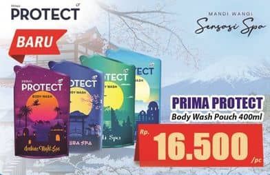 Promo Harga Prima Protect Plus Body Wash 450 ml - Hari Hari