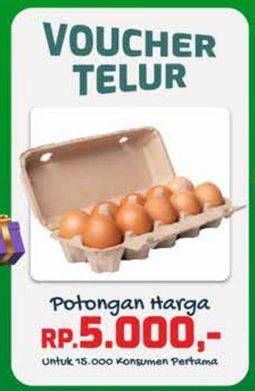 Promo Harga Telur Ayam 10 pcs - Yogya