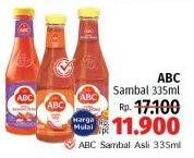 Promo Harga ABC Sambal 335 ml - LotteMart