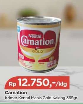 Promo Harga Carnation Krimer Kental Manis 370 gr - TIP TOP