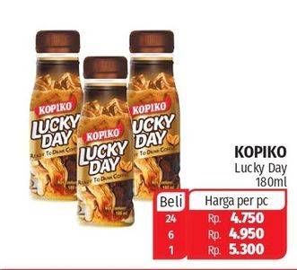 Promo Harga Kopiko Lucky Day 180 ml - Lotte Grosir