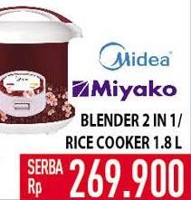 Promo Harga MIDEA Rice Cooker 1800 ml - Hypermart