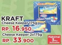 Promo Harga KRAFT Cheddar Cheese Keeper 175 gr - Yogya