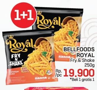 Promo Harga Belfoods Royal Fry n Shake  250 gr - LotteMart