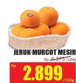 Promo Harga Jeruk Murcot Mesir per 100 gr - Hari Hari