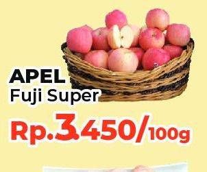 Promo Harga Apel Fuji Super per 100 gr - Yogya