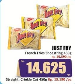 Promo Harga Just Fry French Fries Shoestrings 450 gr - Hari Hari
