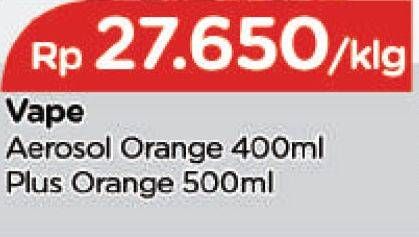 Promo Harga FUMAKILLA VAPE Aerosol Orange 500 ml - TIP TOP