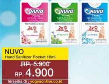 Promo Harga NUVO Hand Sanitizer All Variants 18 ml - Yogya
